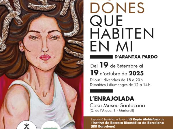 Inauguració de l'exposició pictòrica "Les dones que habiten en mi", d'Arantxa Pardo.