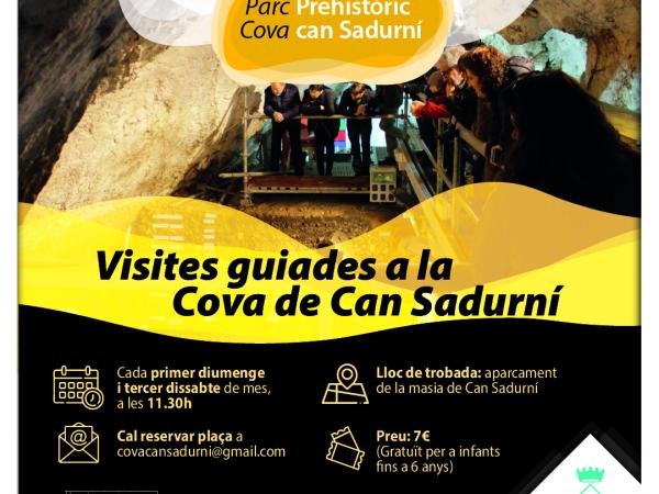 Visites guiades a la cova de Can Sadurní