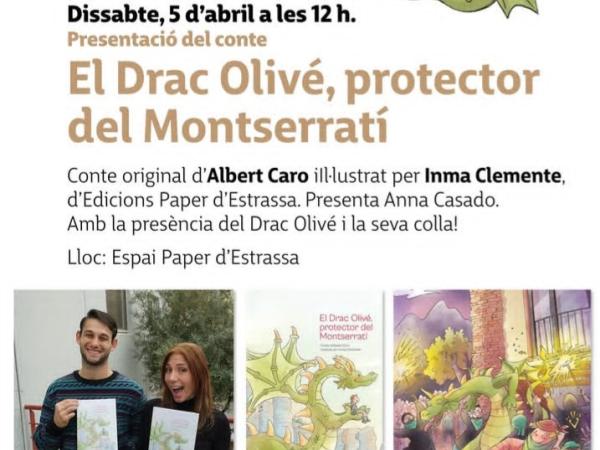 Presentació del conte "El Drac Olivé, protector del Montserratí"