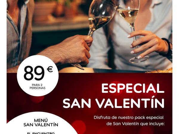 ESPECIAL SAN VALENTIN GOURMET + HOTEL