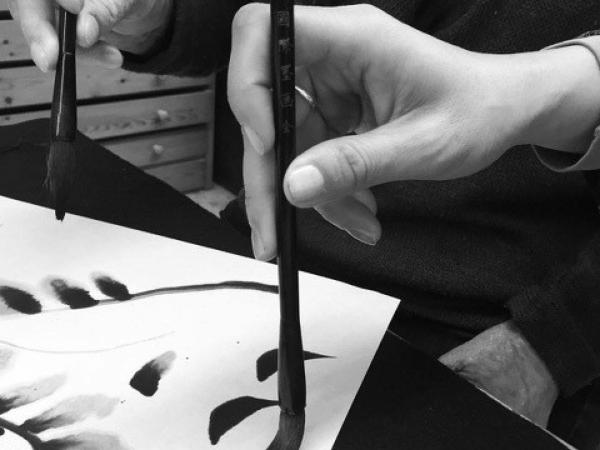 Pintar Haikus amb la tècnica Sumi-e