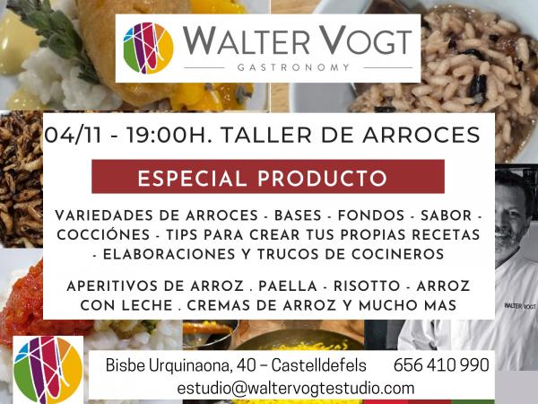 Taller Gastronómico "Arroz" en Walter Vogt Estudio