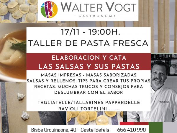 Taller Salsas y Pastas Frescas en Walter Vogt Estudio