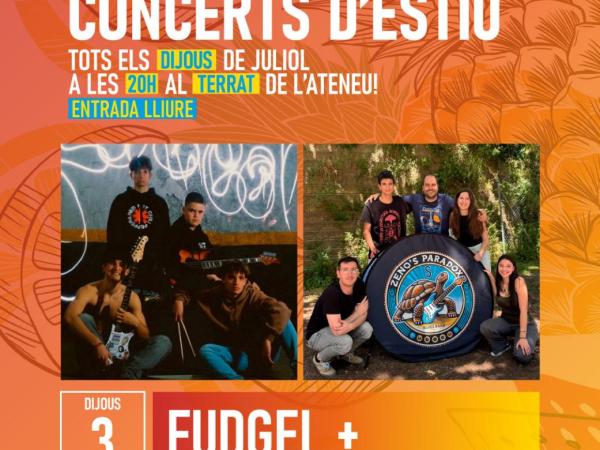 Fudgel + Zeno's Paradox · Concerts d'estiu