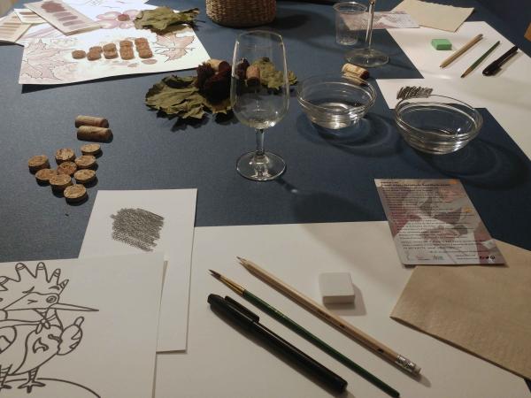 Tinta i Vi, Estudi d'art