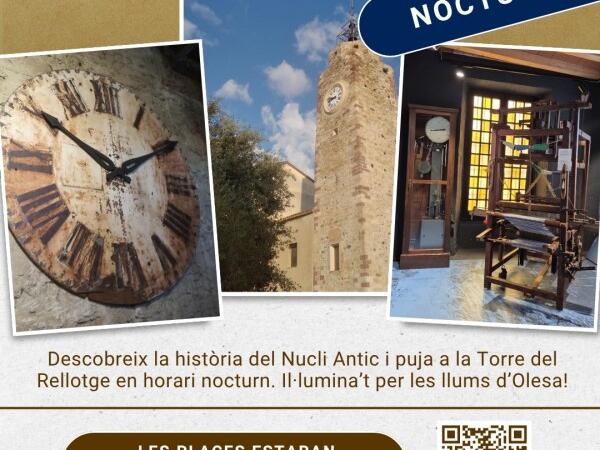 Visita guiada nocturna: Nucli Antic i Torre del Rellotge