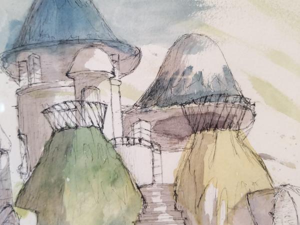 Exposició del I concurs de dibuix Càtedra Jujol-Rosa Gres