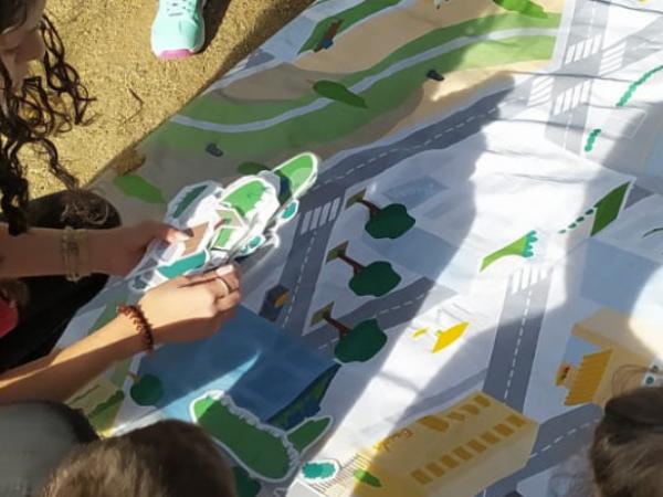 Jugateca del parc del Riu: Atrapant l’aire