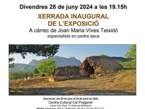 Xerrada inauguració exposició "Tota pedra fa paret"