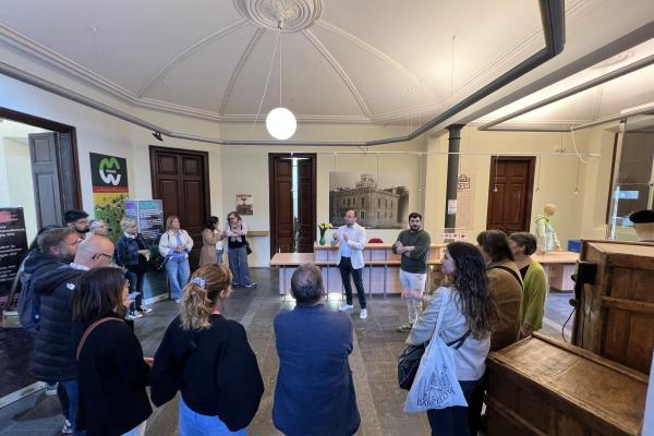 Rebuda a la Torre de l'Amo de Viladomiu Nou