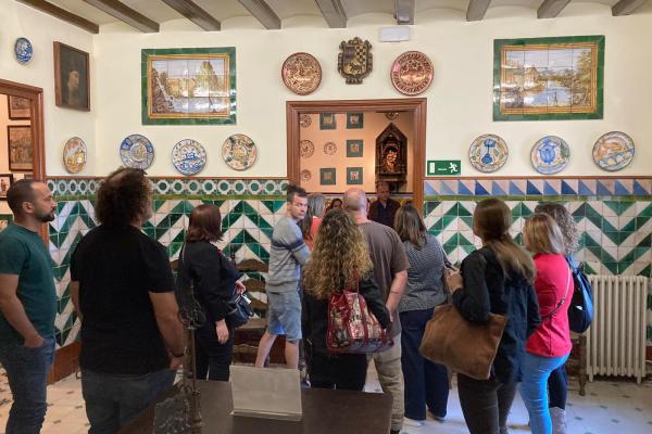 Els Punts d'Informació del Baix Llobregat visiten "L'Enrajolada" - Casa Museu Santacana a Martorell