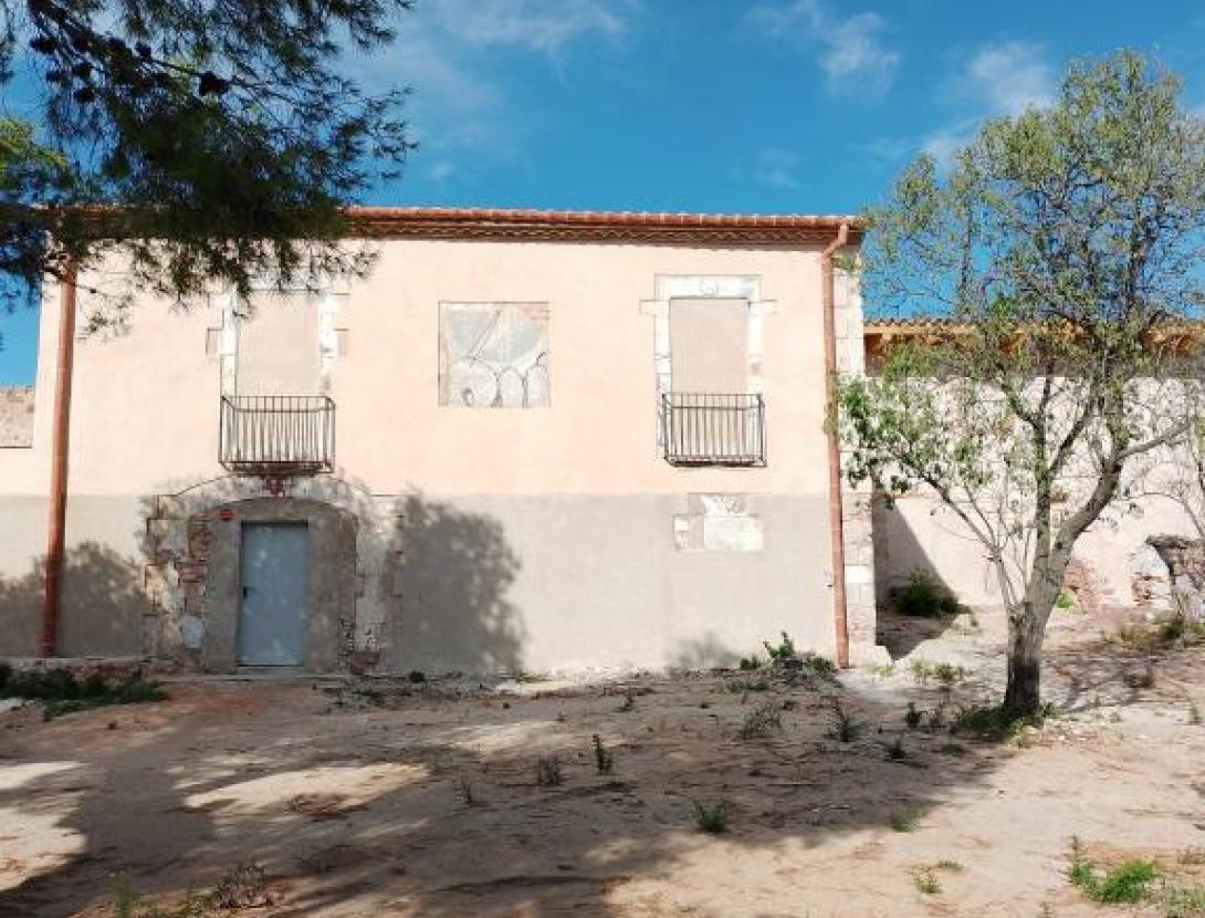 Visita a les obres de consolidació de Ca n’Horta