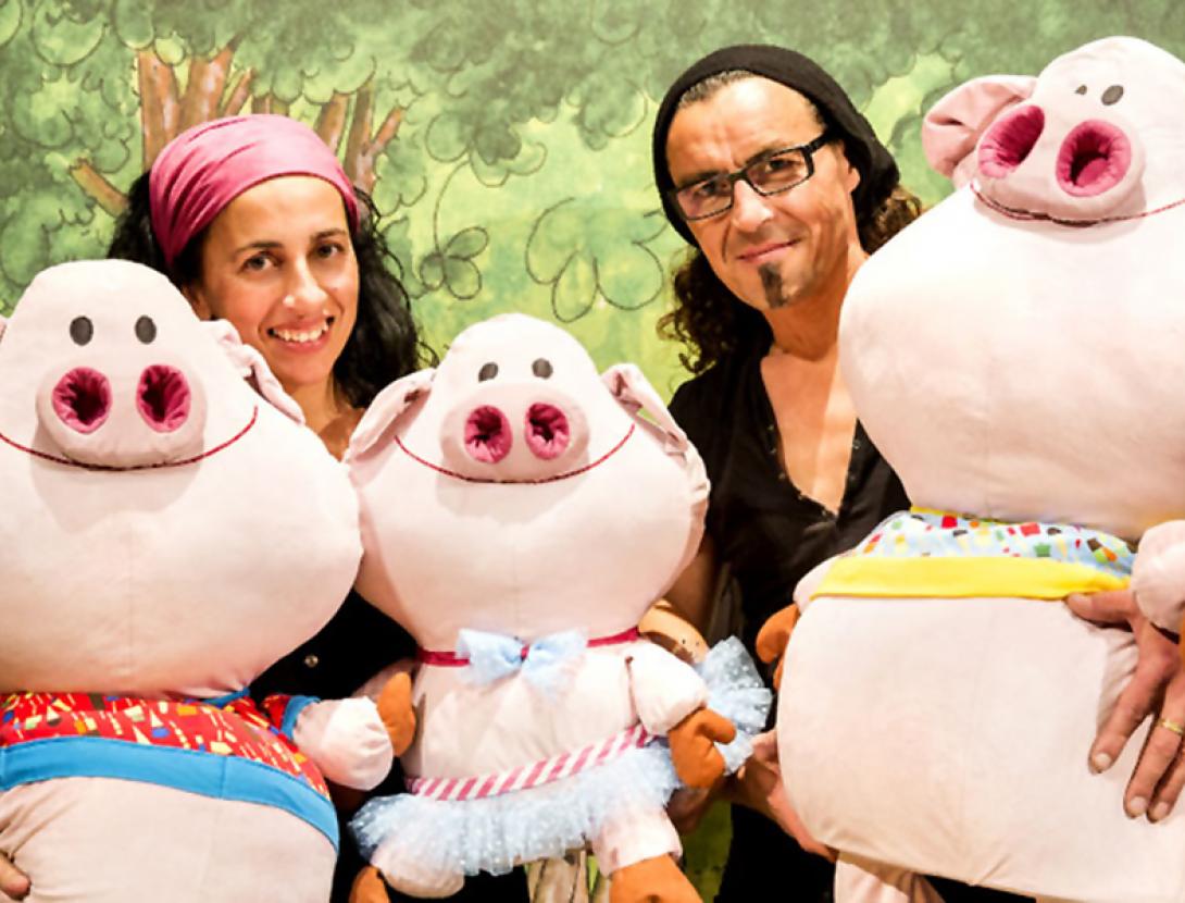 Cia. Samfaina de colors: "Els 3 porquets es caguen de por"