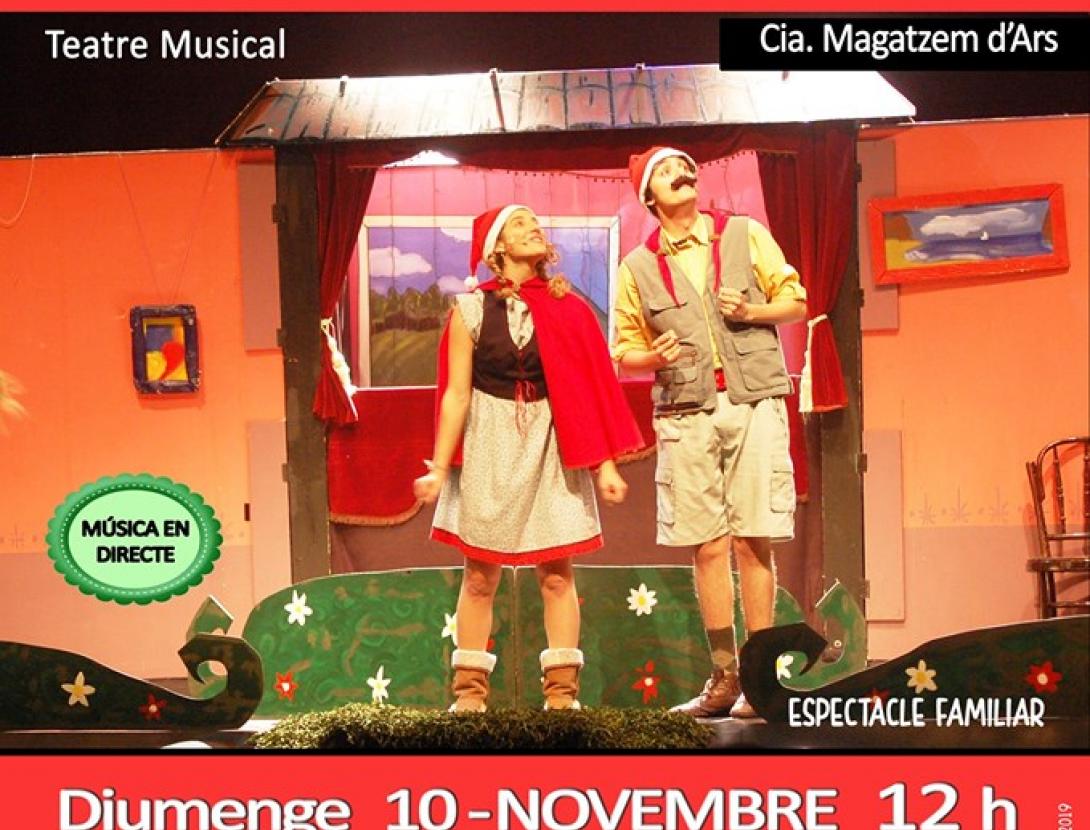 Teatre Musical "La Caputxeta i el Llop" a Corbera!