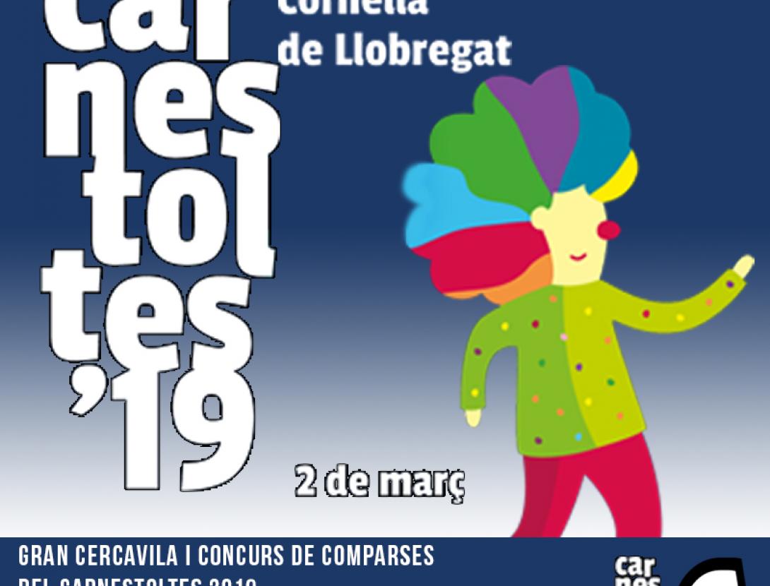 Gran cercavila i concurs de comparses del Carnestoltes 2019 de Cornellà de Llobregat
