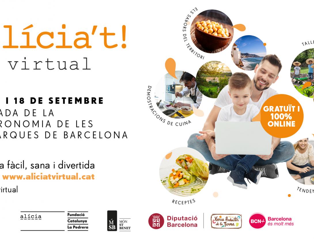 Gaudeix de l'Alicia't Virtual! La Festa de la Gastronomia!