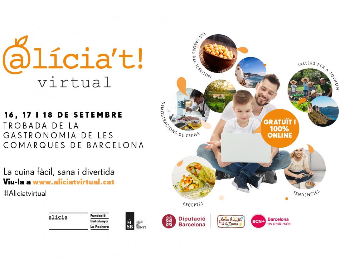Gaudeix de l'Alicia't Virtual! La Festa de la Gastronomia!