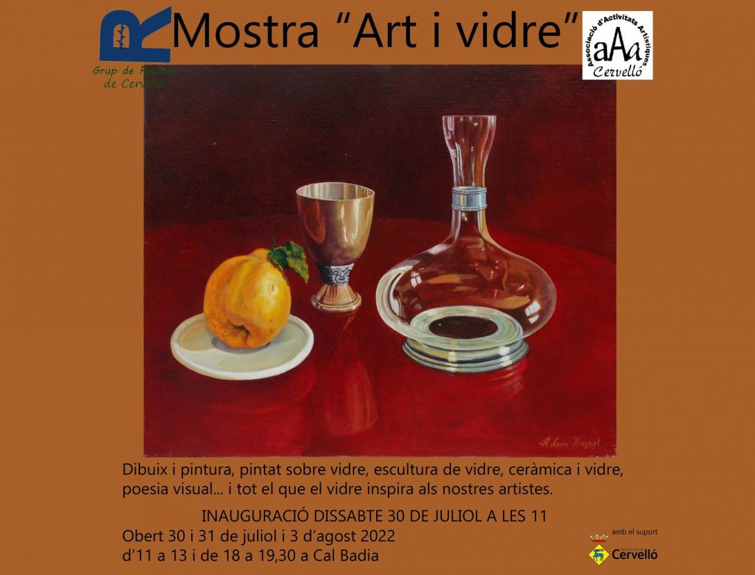 Exposició fotogràfica Gent de vidre i mostra Art i Vidre