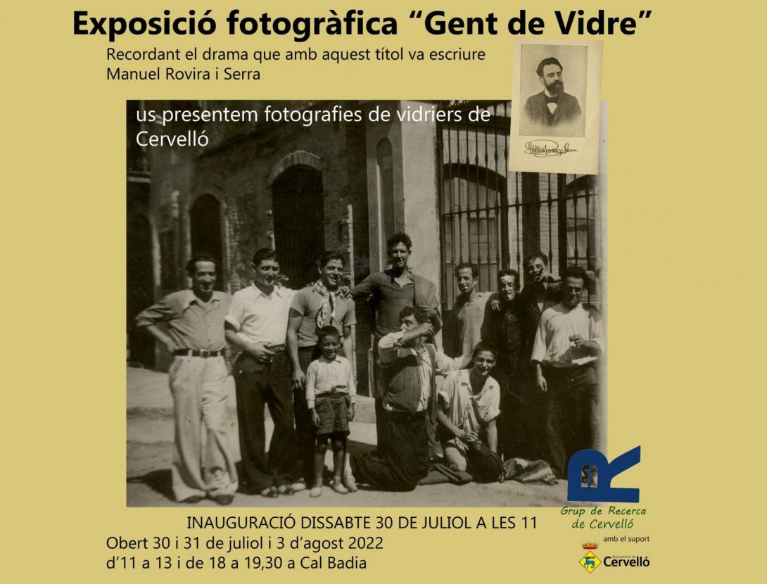 Exposició fotogràfica Gent de vidre i mostra Art i Vidre