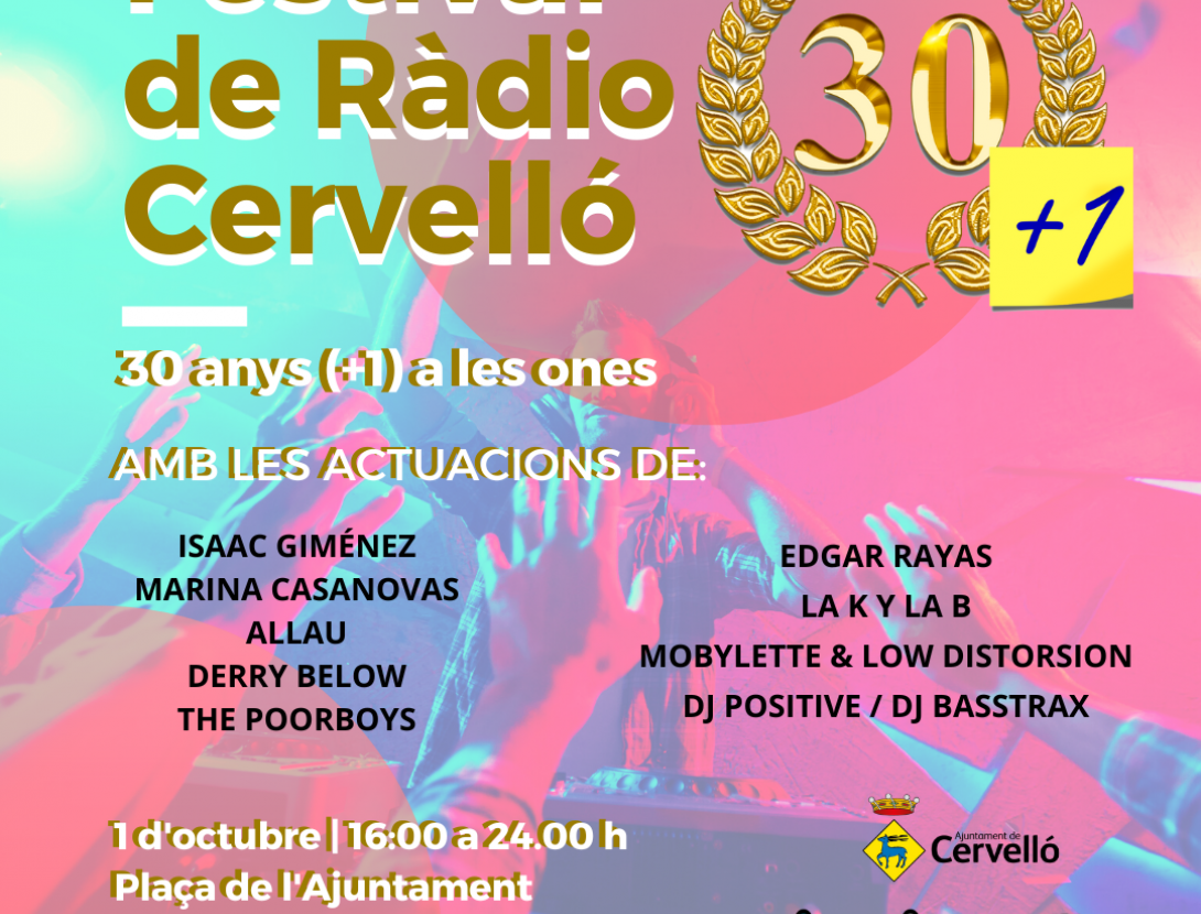 Ràdio Cervelló -  30+1 anys de música, informació i entreteniment