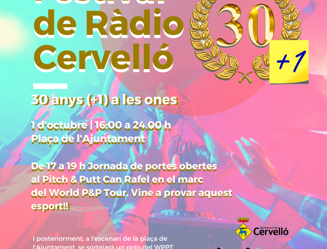 Ràdio Cervelló -  30+1 anys de música, informació i entreteniment