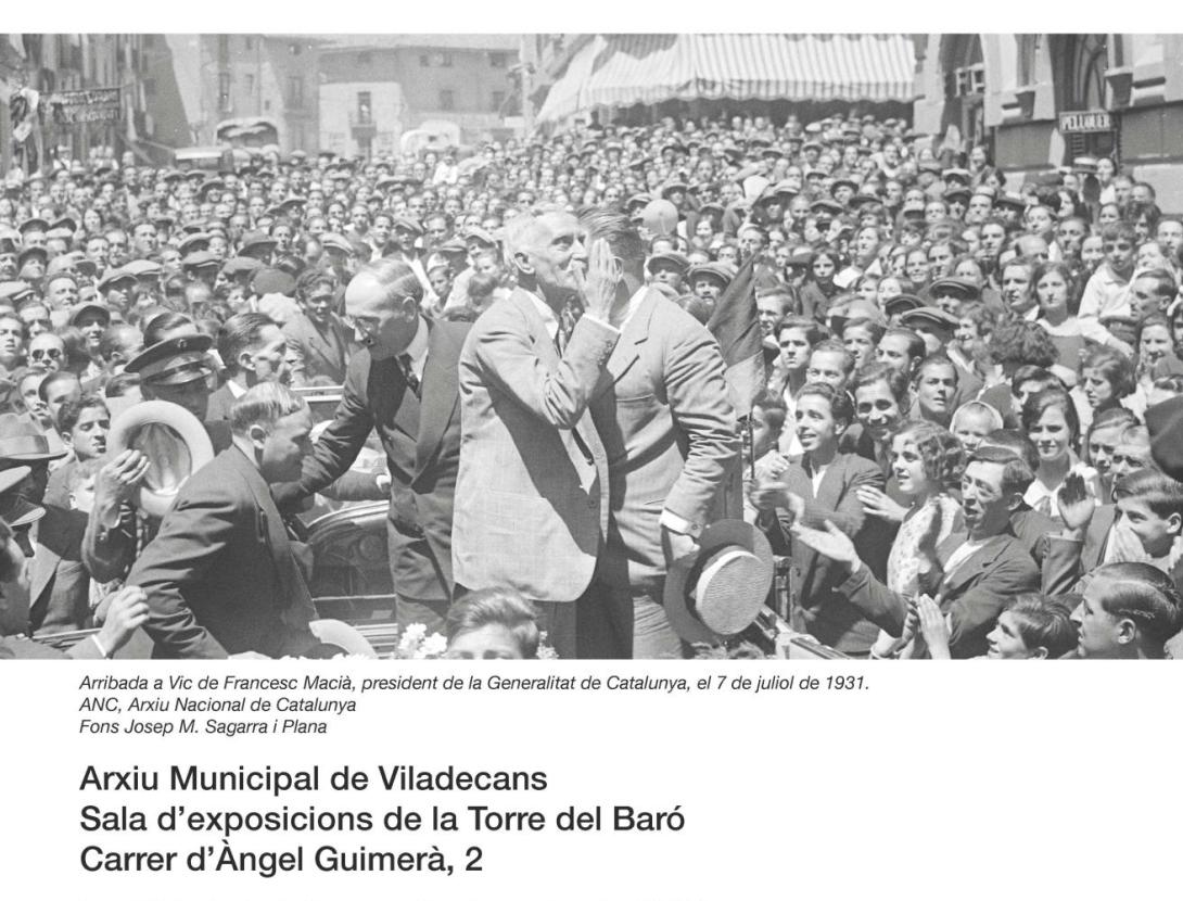 Entre el carisma i l’entusiasme:  Les visites oficials del president Macià a viles i ciutats de Catalunya