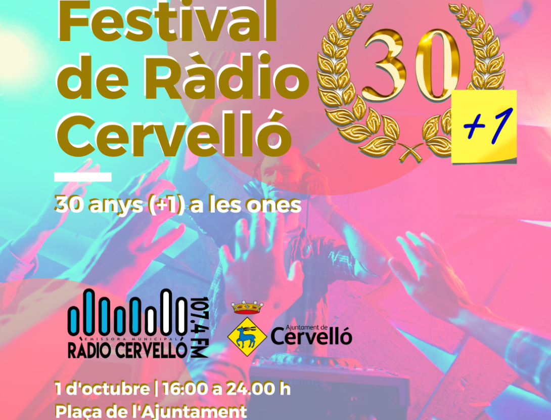 Ràdio Cervelló -  30+1 anys de música, informació i entreteniment