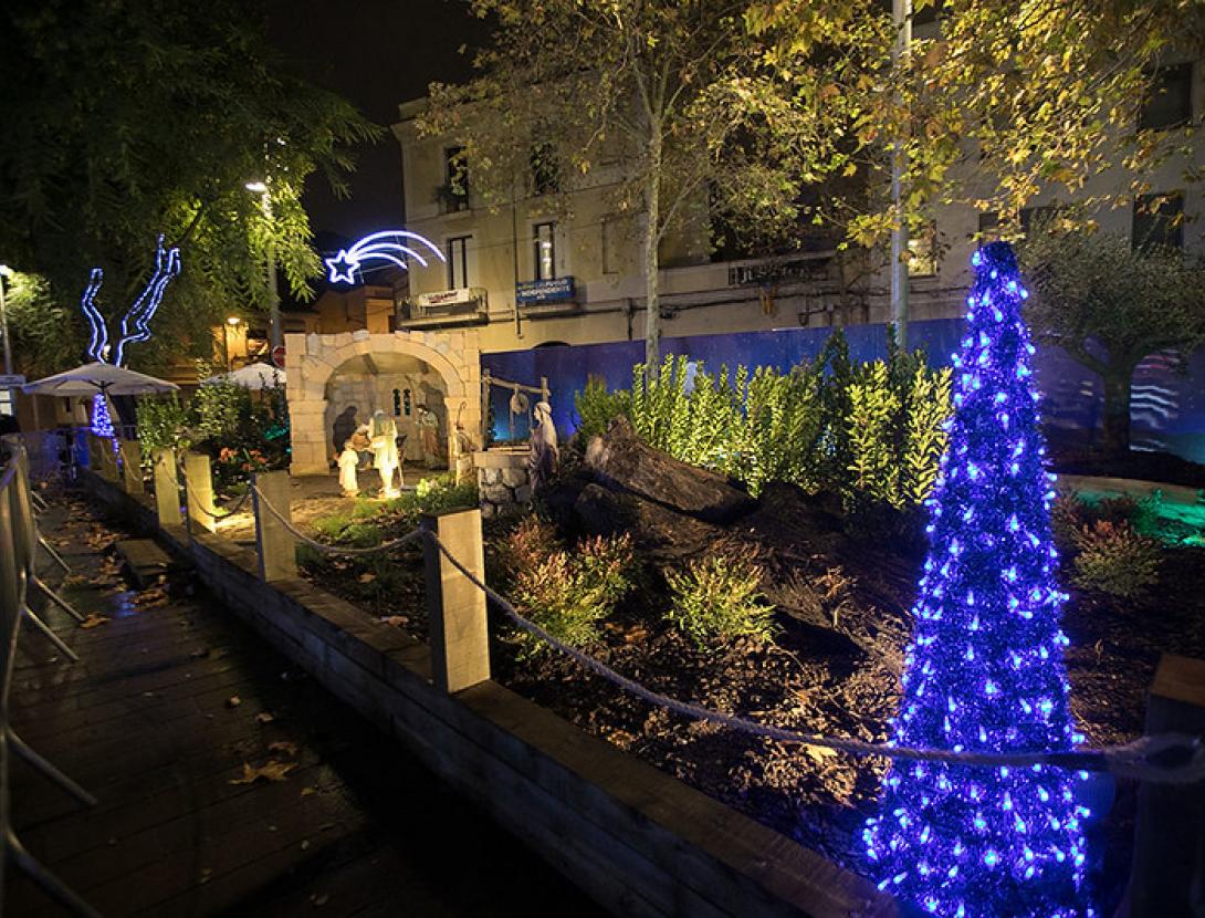 Acte encesa de llums Pl. Generalitat