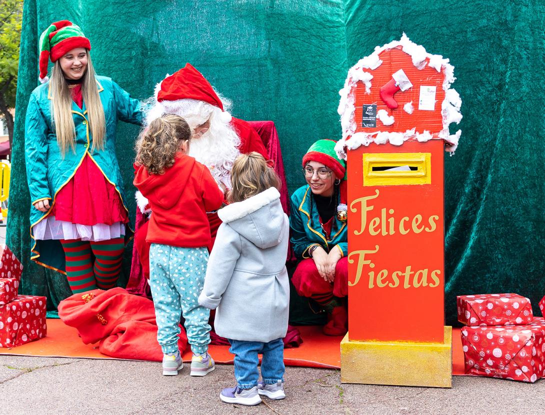 El Pare Noel visita el Mercat Sant Jordi