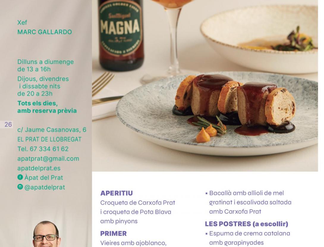 Menú Març gastronòmic