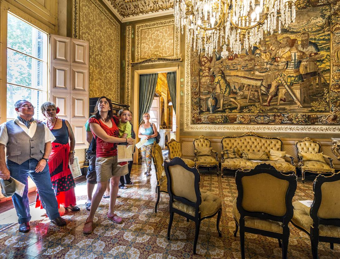 Visita lliure a la planta noble del Palau Mercader + espectacle Isabel Llorach