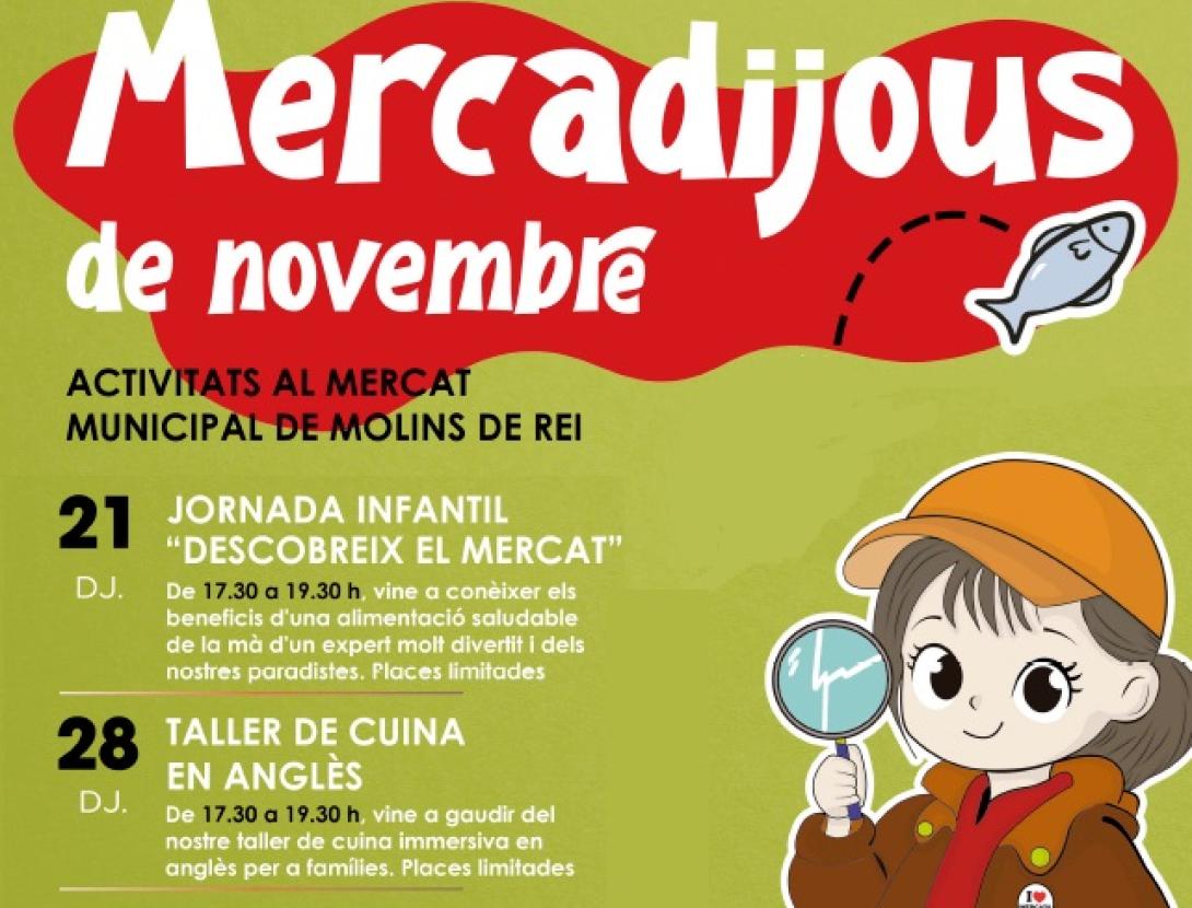 “Mercadijous de novembre” al Mercat Municipal de Molins de Rei