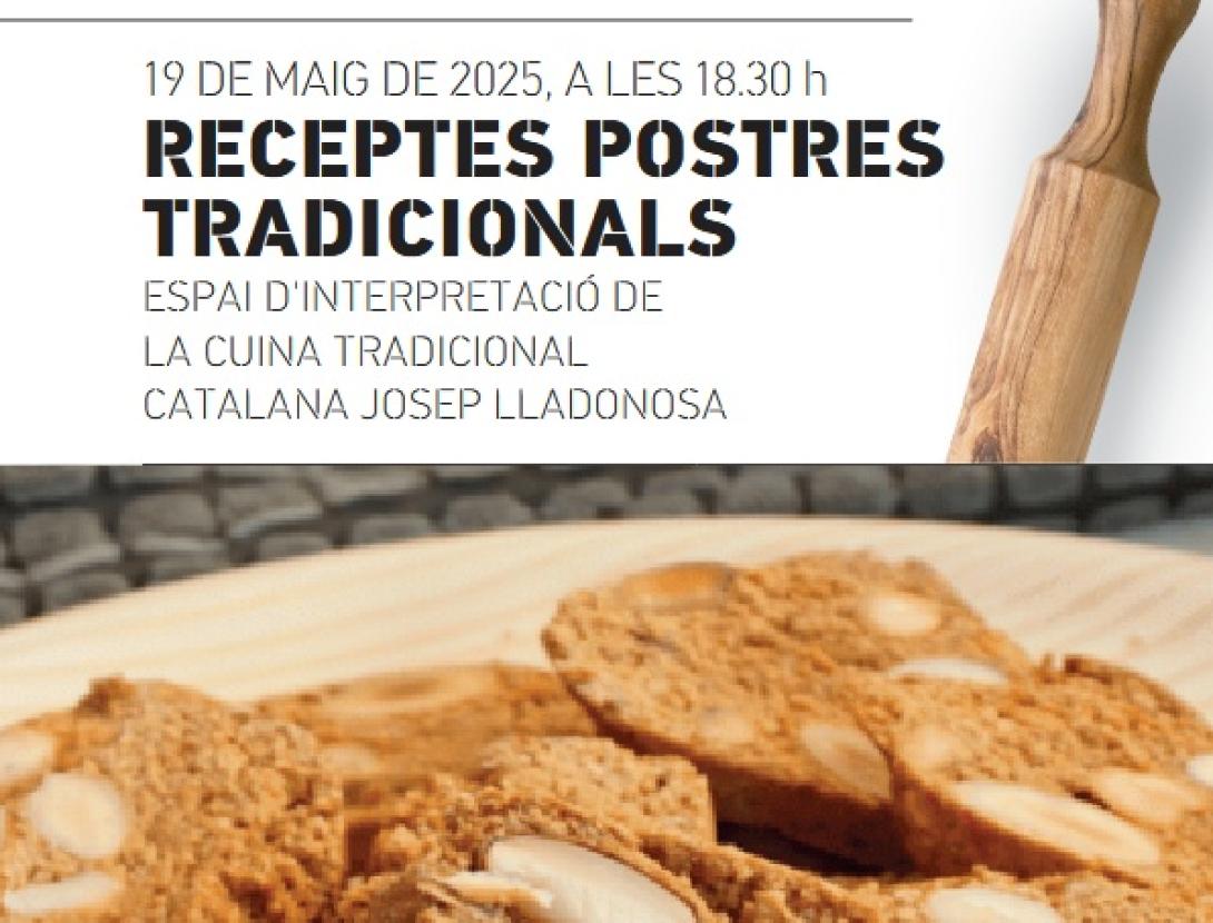 Taller de Cuina Receptes Postres Tradicionals