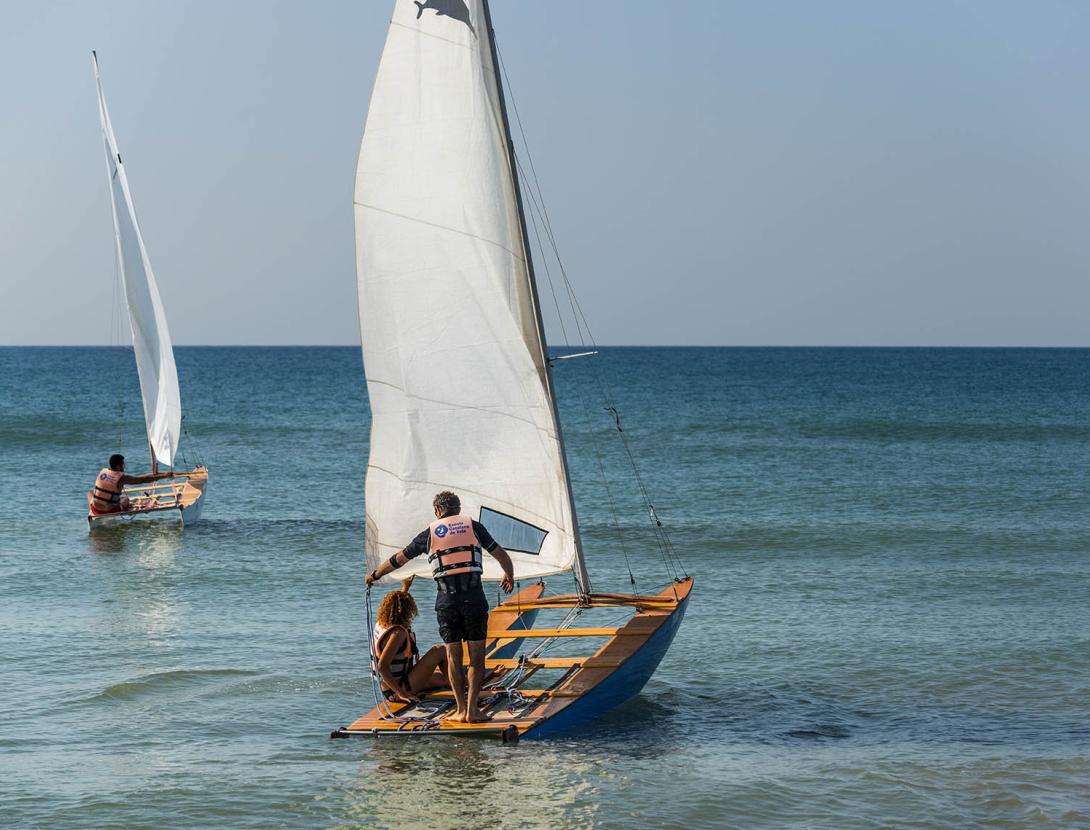 Bateig de mar en família
