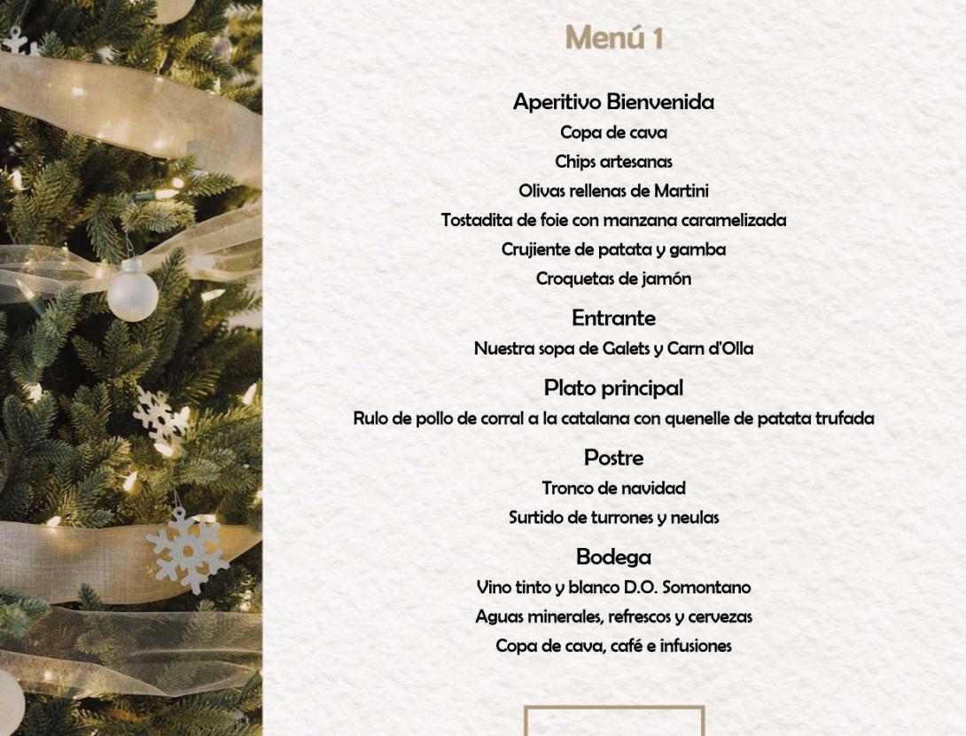 Menús de Nadal, Sant Esteve i Dia de Reis