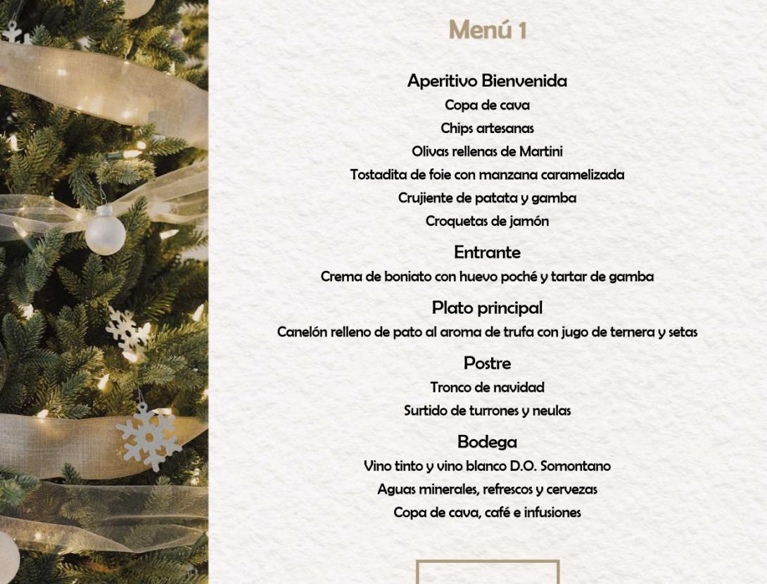 Menús de Nadal, Sant Esteve i Dia de Reis