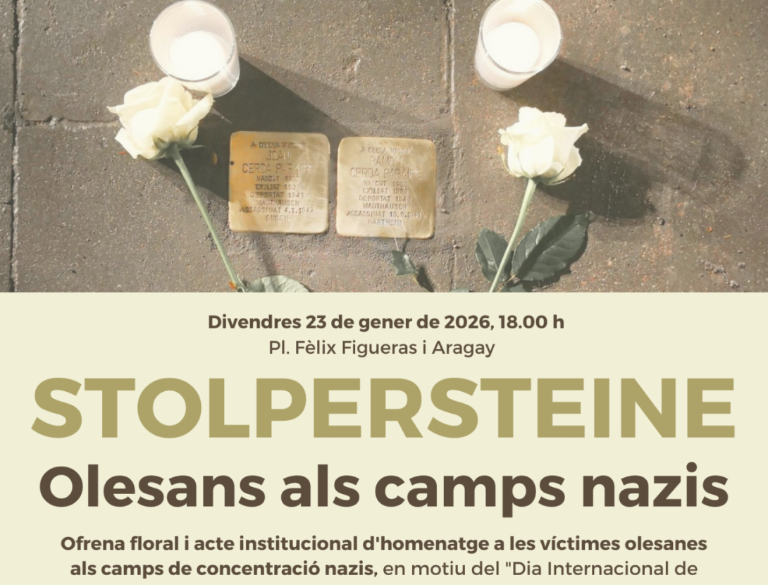 Acte institucional d'homenatge a les víctimes olesanes als camps nazis