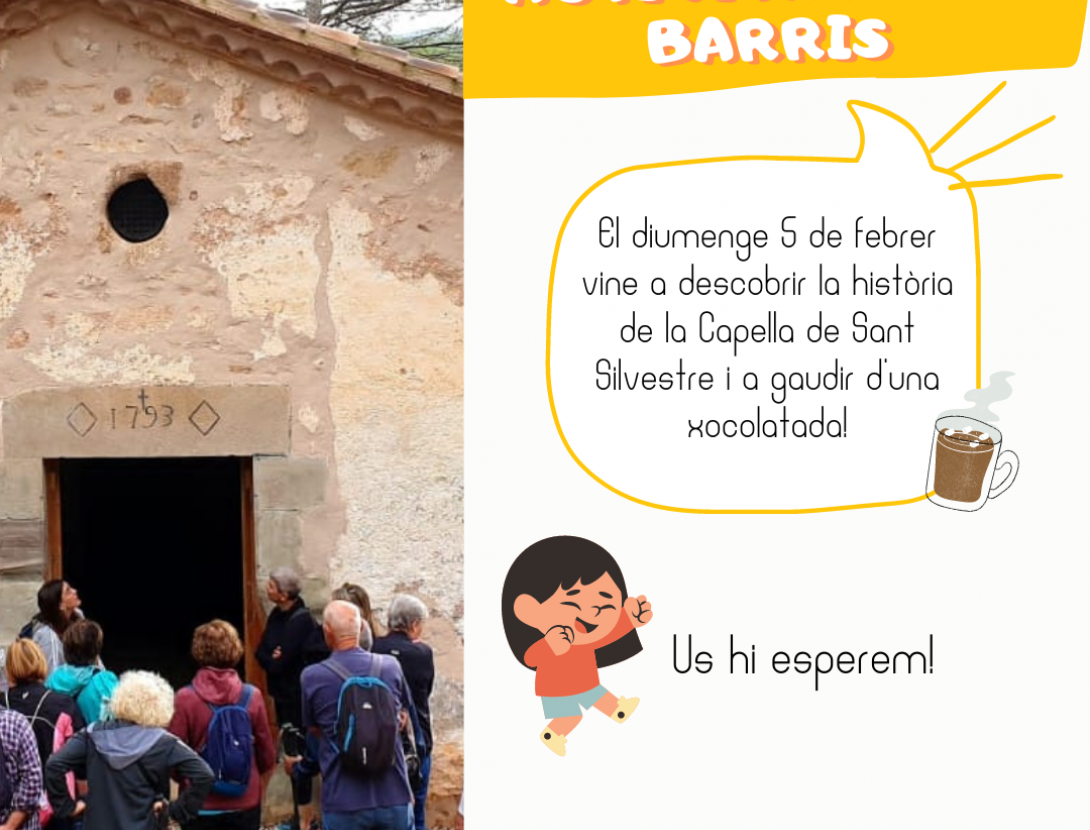 Visita guiada a la Capella de Sant Silvestre i Xocolatada
