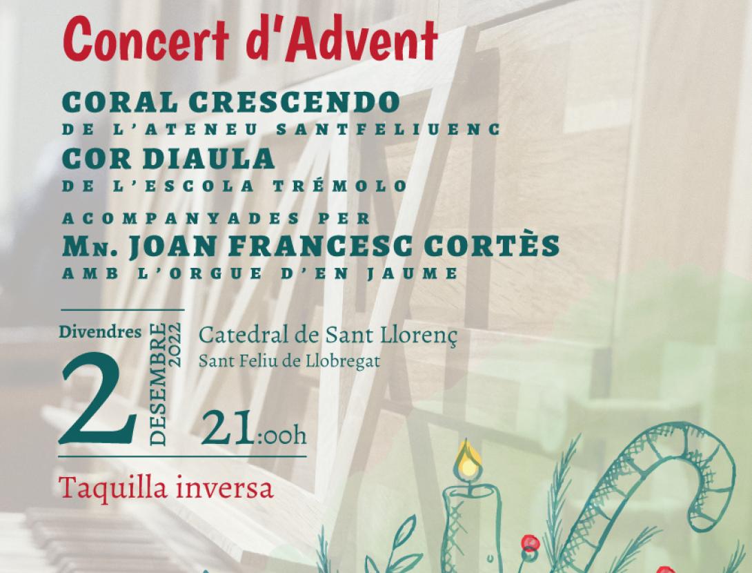 Concert d’advent amb la Coral Crescendo i el Cor Diaula