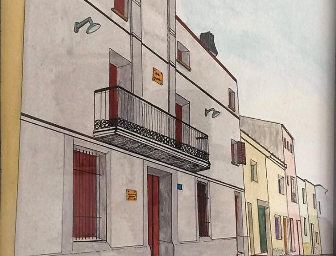 Imatge de l'ajuntament vell d'Abrera