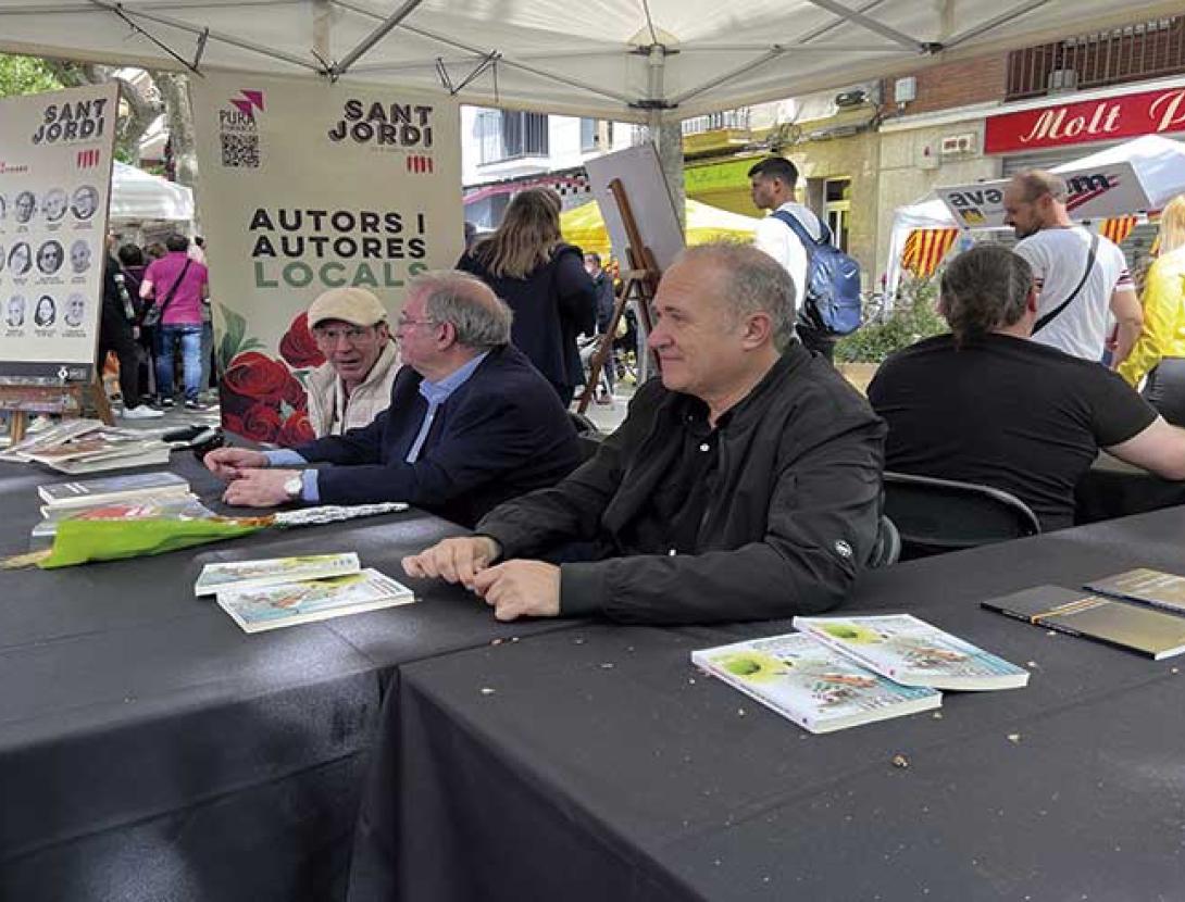 Carpa d'autors i autores locals per Sant Jordi