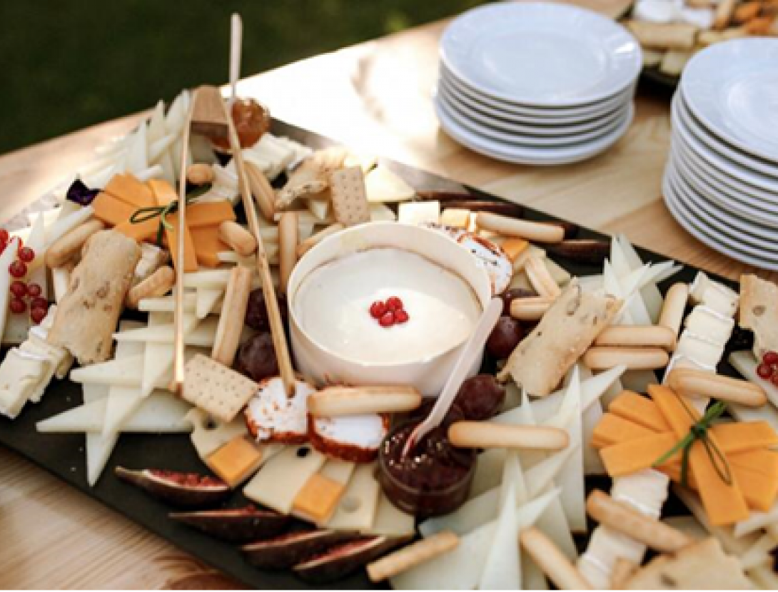 Taula de formatges amb mermelades