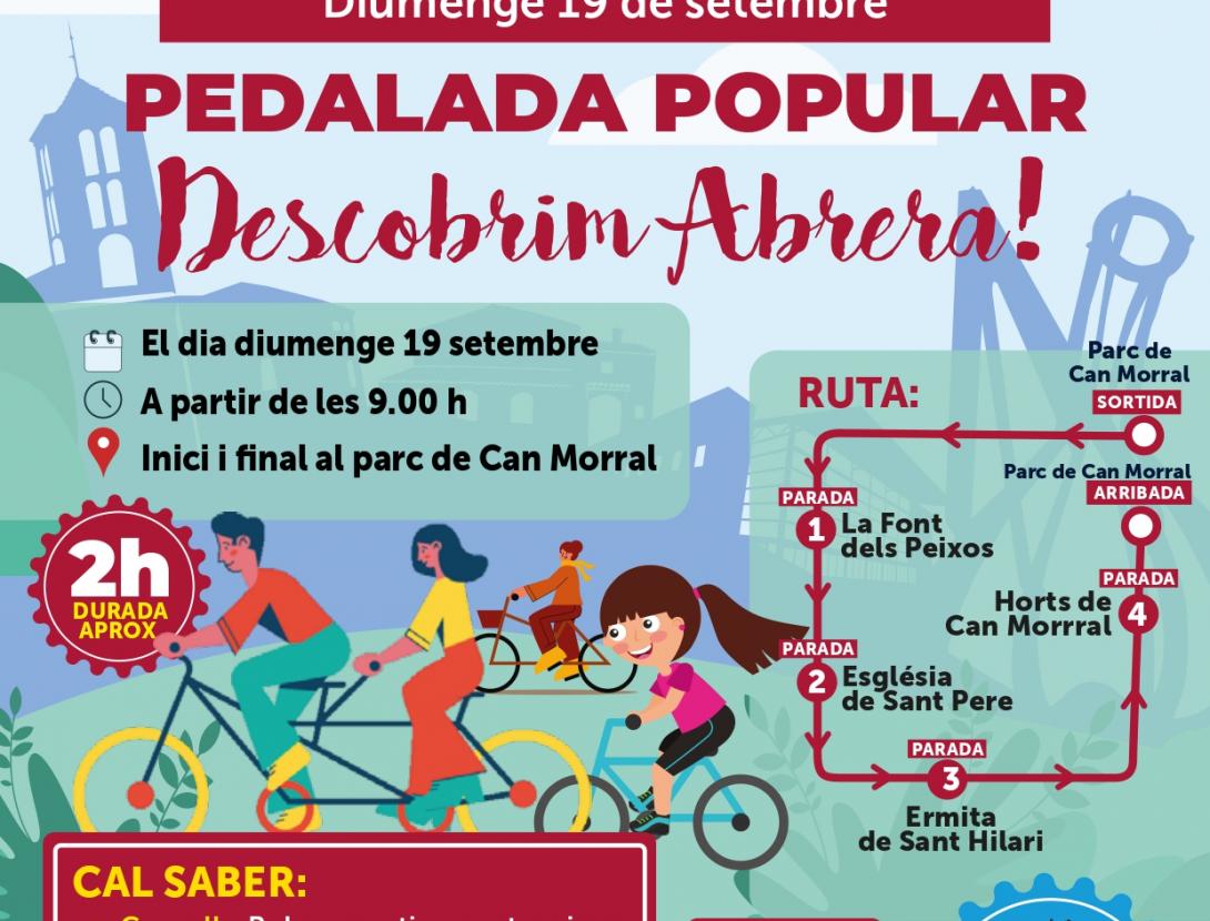 PEDALADA POPULAR . DESCOBRIM ABRERA!