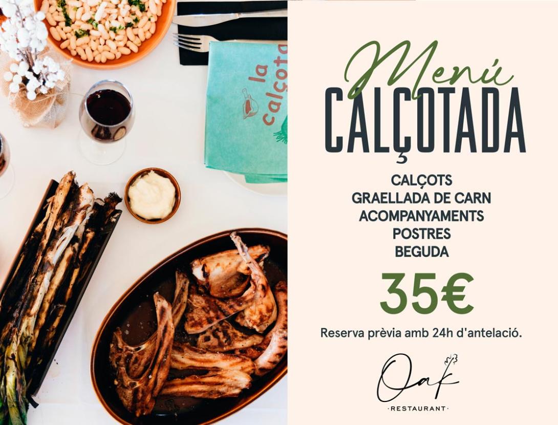 Menú de calçotada amb vistes úniques