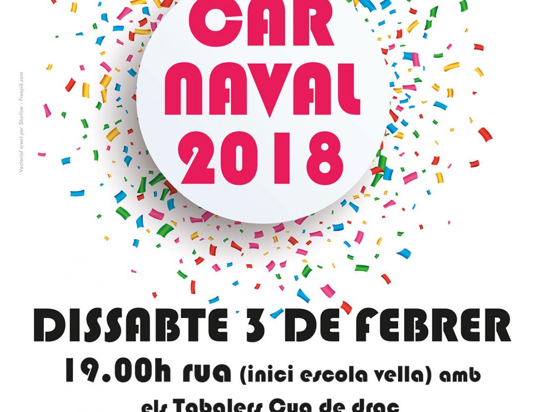 Cartell de CarnavalCastellví de Rosanes 2018