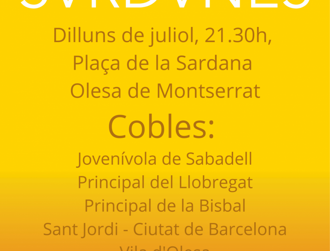 Ballades a la fresca els dilluns de Juliol.