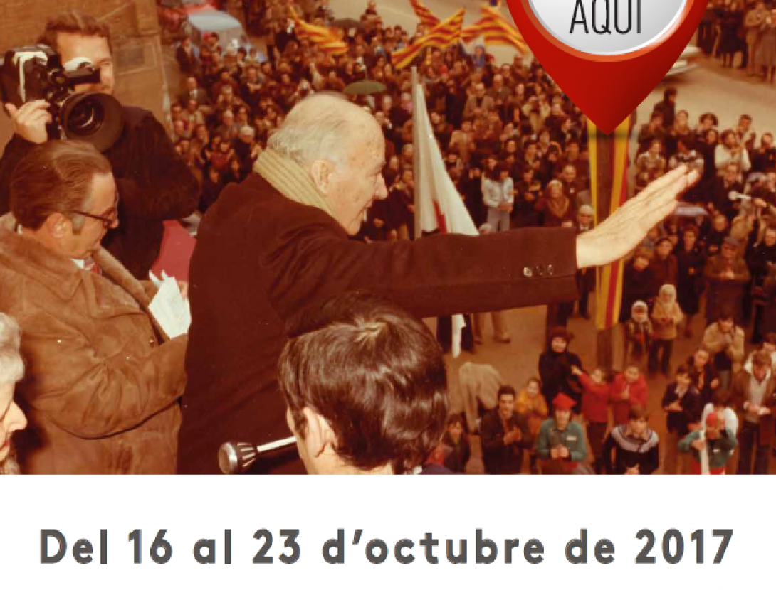 Cartell Any Tarradellas a Cervelló