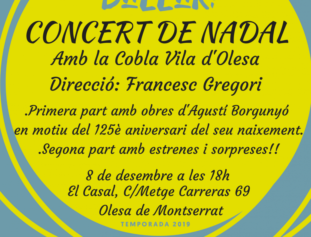 Concert de Nadal amb la Cobla Vila d'Olesa