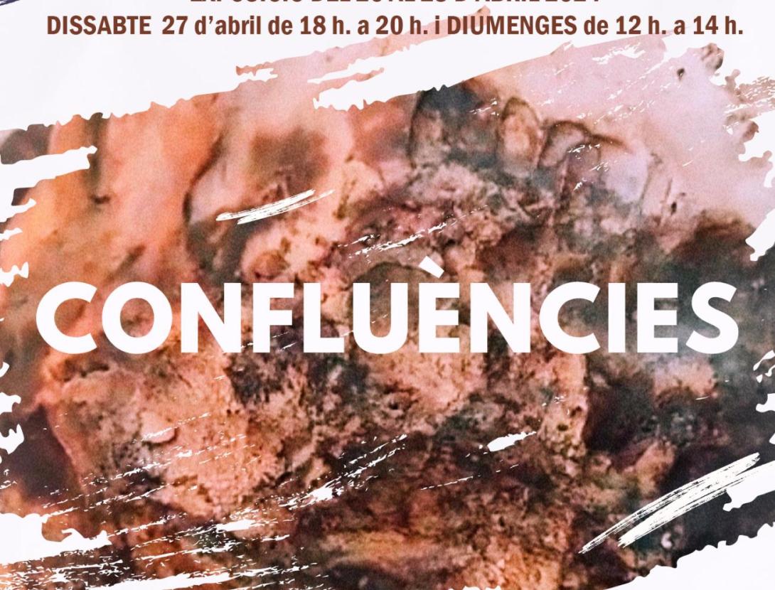 Exposició CONFLUÈNCIES, pintura amb vi, ceràmica i poesia
