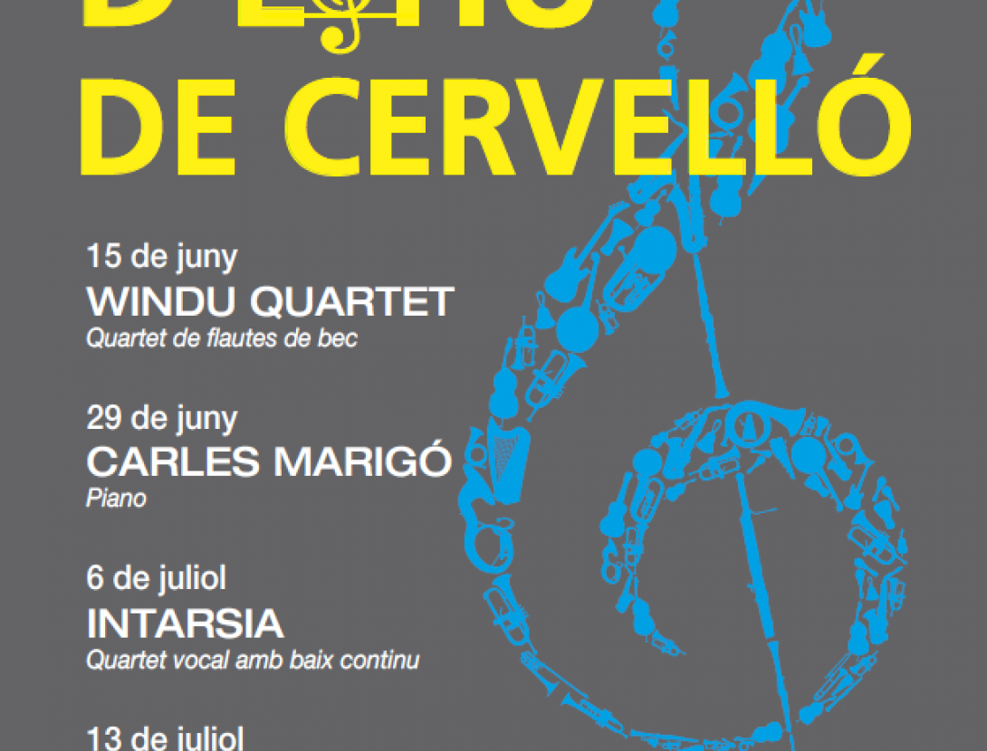 Cartell programació Festival d'estiu 2019